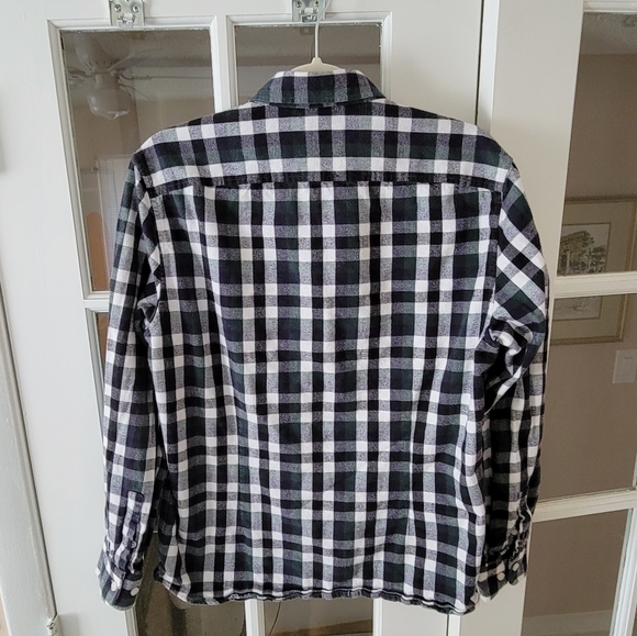 Kenneth Cole New York Green & Navy Flannel Shirt - Picture 11 of 12